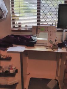 Sewing desk.